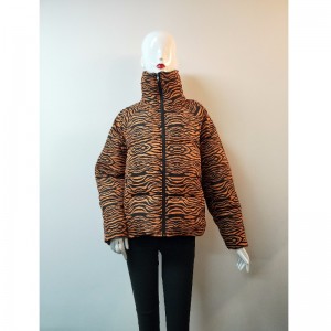 DAMES PUFFER COAT MED HØJ STAND KRAFT RLWPC0009